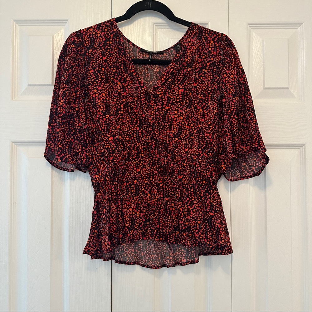 NWOT Scotch & Soda Short Sleeve Blouse